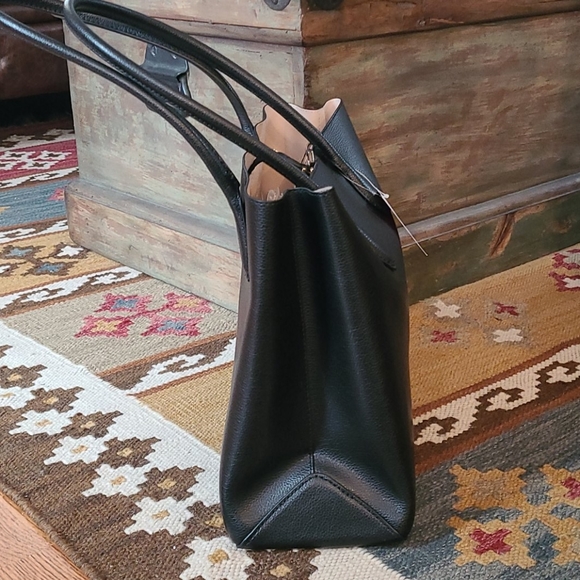 Kate Spade Eva Large Leather Tote Bag Black - Picture 3 of 6